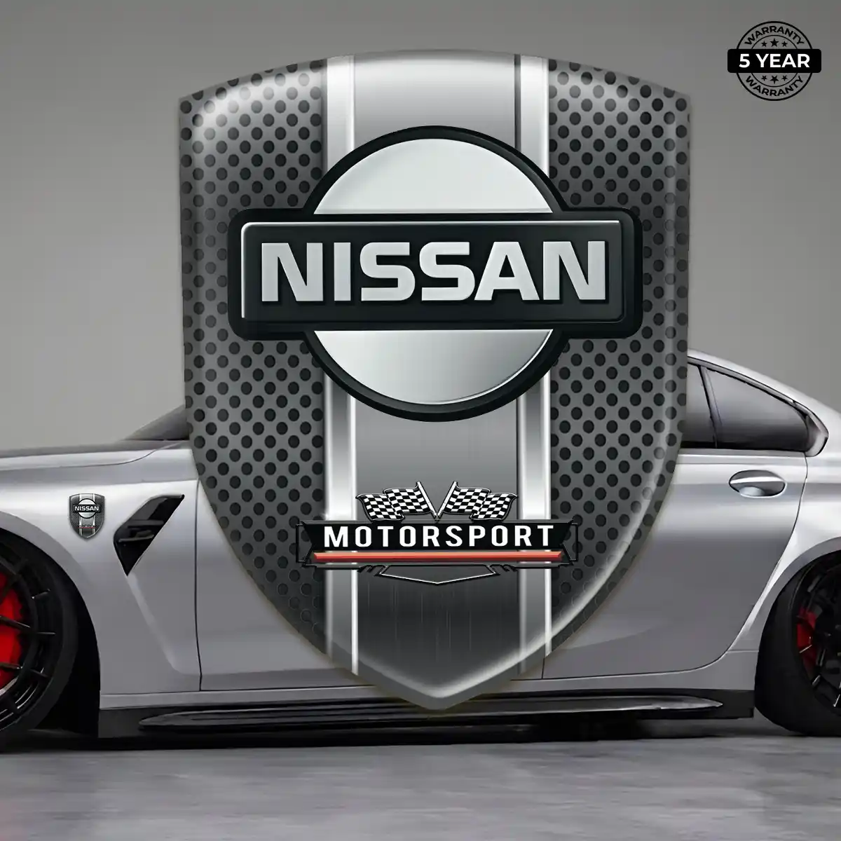 Nissan 3D Badge Sticker Prestige Line
