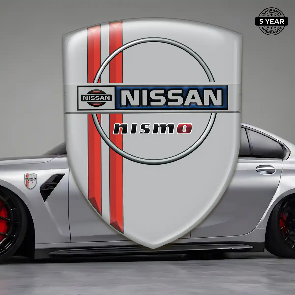 Nissan 3D Badge Sticker Resin Luxe