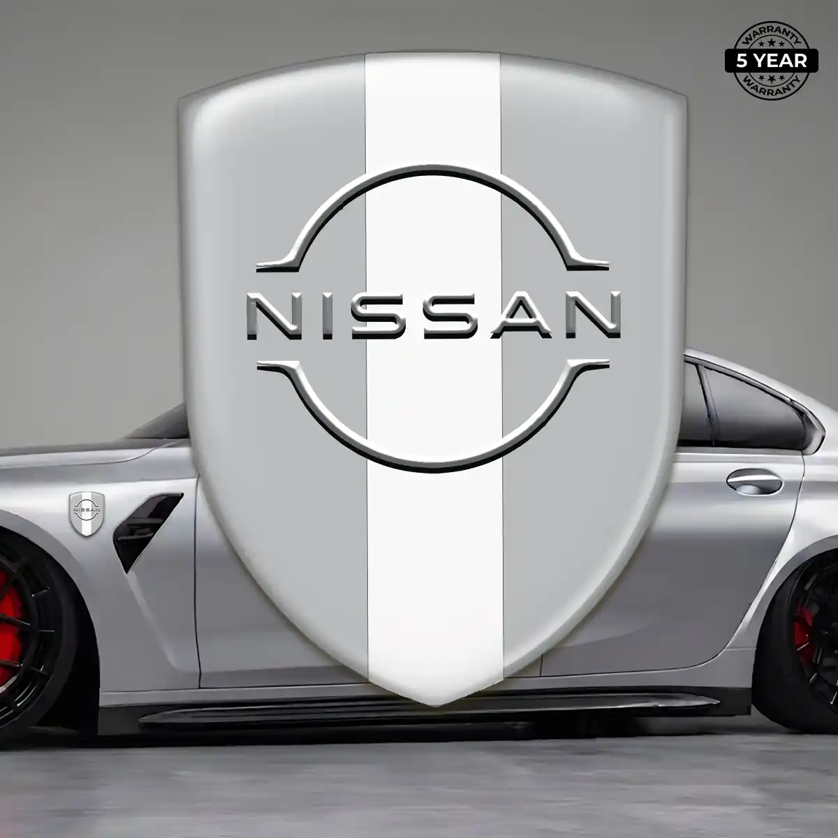Nissan 3D Badge Sticker Sleek Style