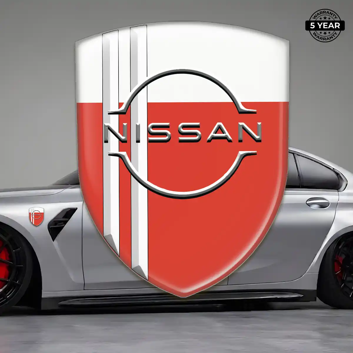 Nissan 3D Badge Sticker Street Tuning