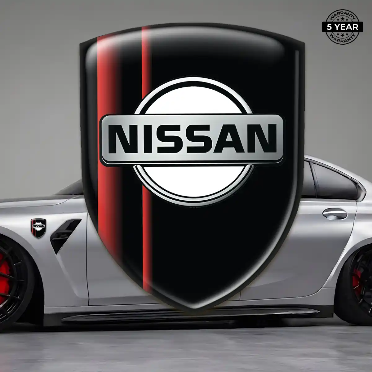 Nissan 3D Domed Sticker Cabin Style