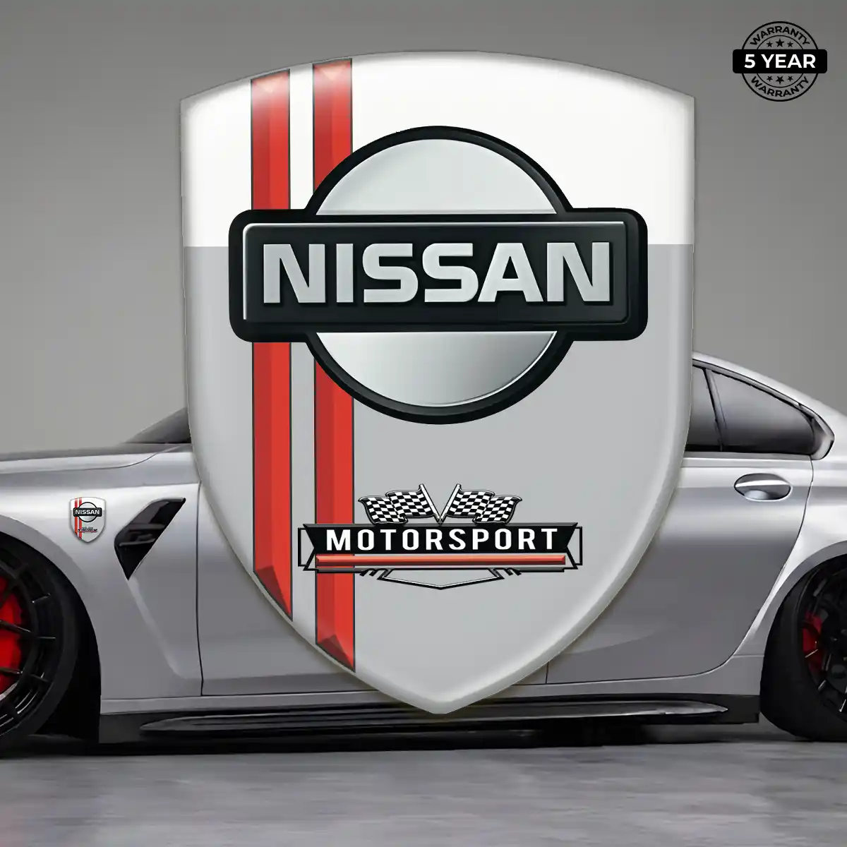 Nissan 3D Domed Sticker Interior Elegance