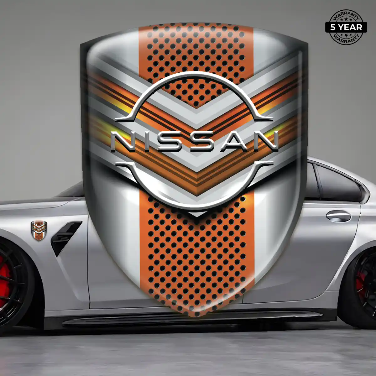 Nissan 3D Domed Sticker Interior Luxe