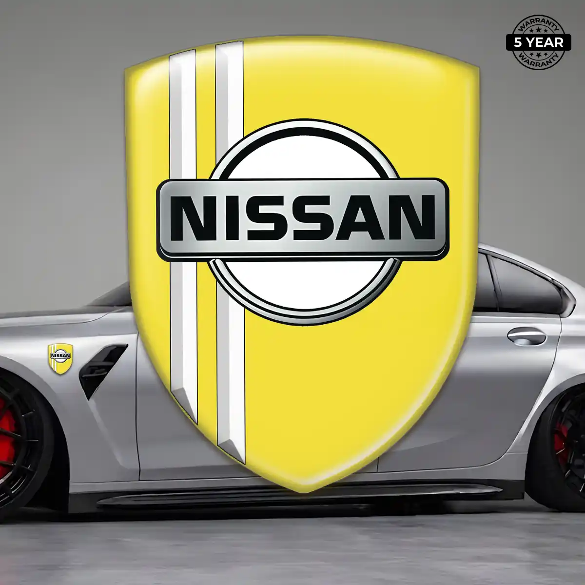 Nissan 3D Domed Sticker Refined Design