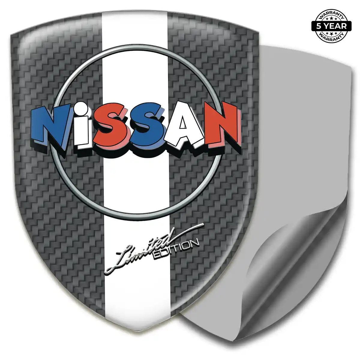 Nissan 3D Domed Sticker Resin Luxe