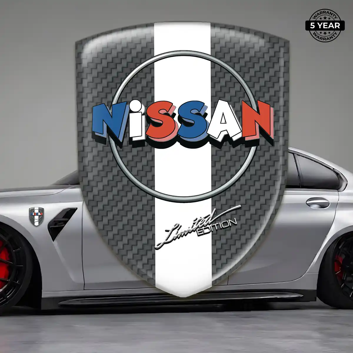 Nissan 3D Domed Sticker Resin Luxe
