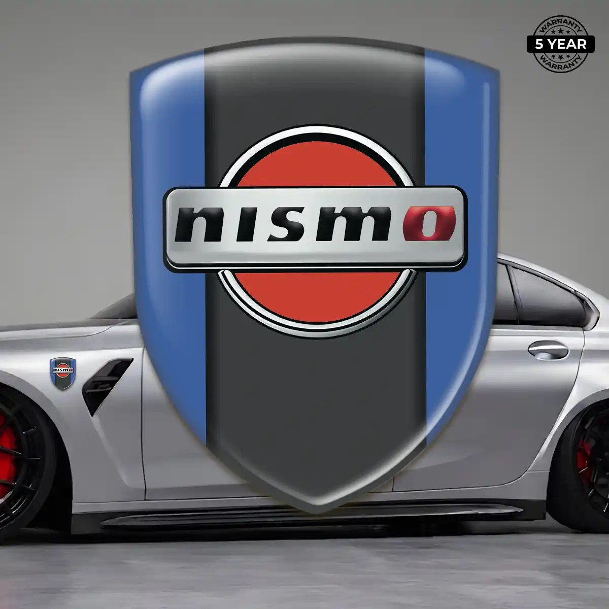Nissan 3D Domed Sticker Sleek Style