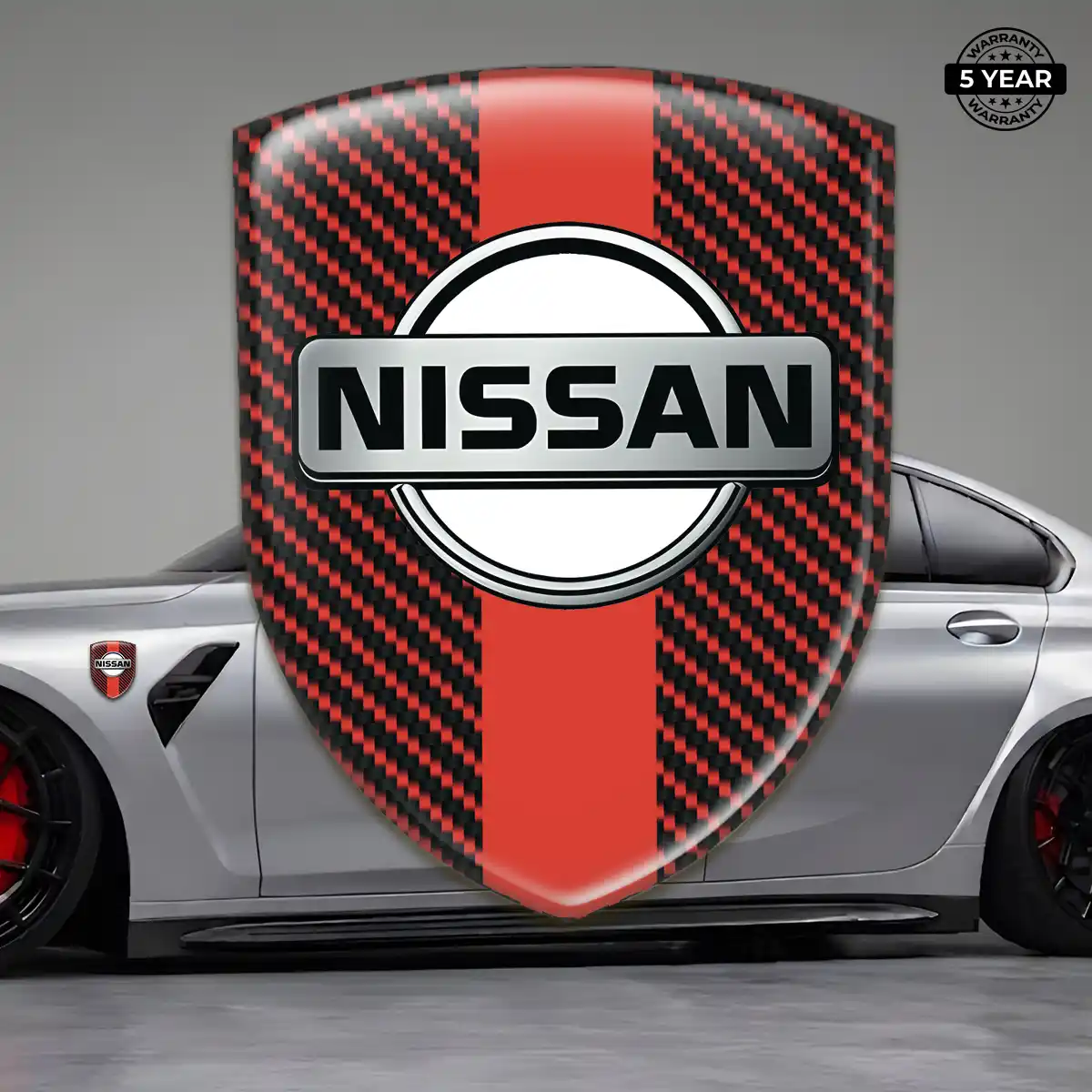 Nissan 3D Domed Sticker Street Tuning