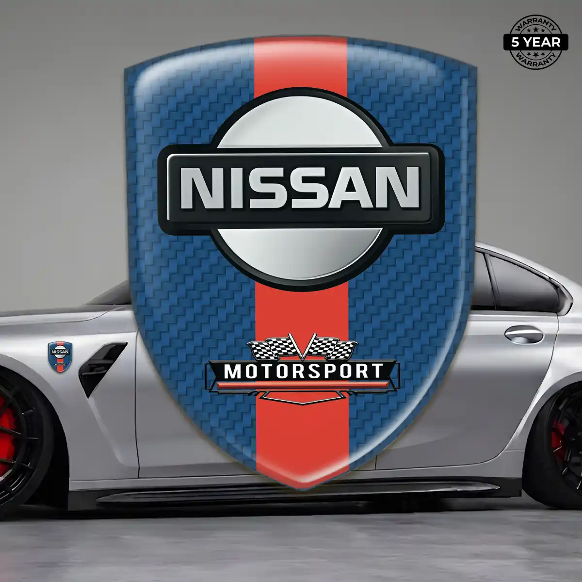 Nissan 3D Domed Sticker Superior Craft