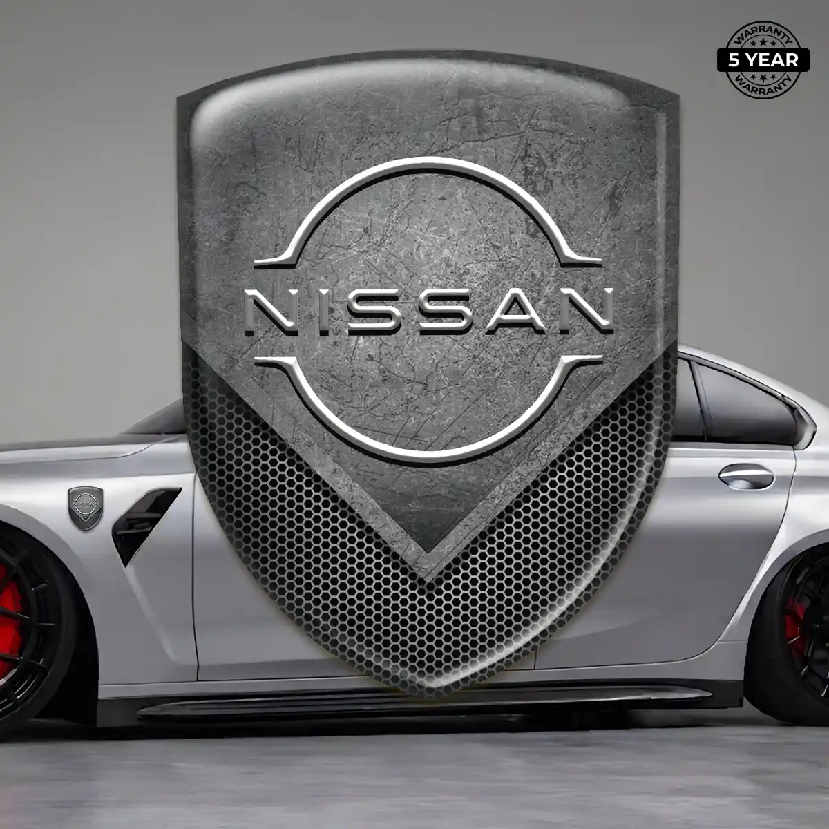 Nissan 3D Emblem Sticker Cabin Style
