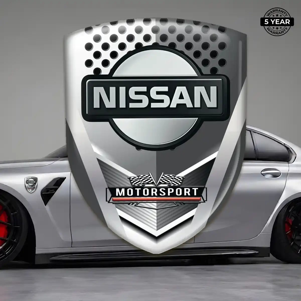 Nissan 3D Emblem Sticker Elite Finish