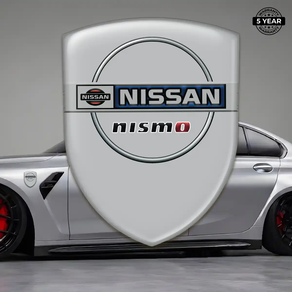 Nissan 3D Emblem Sticker Resin Luxe