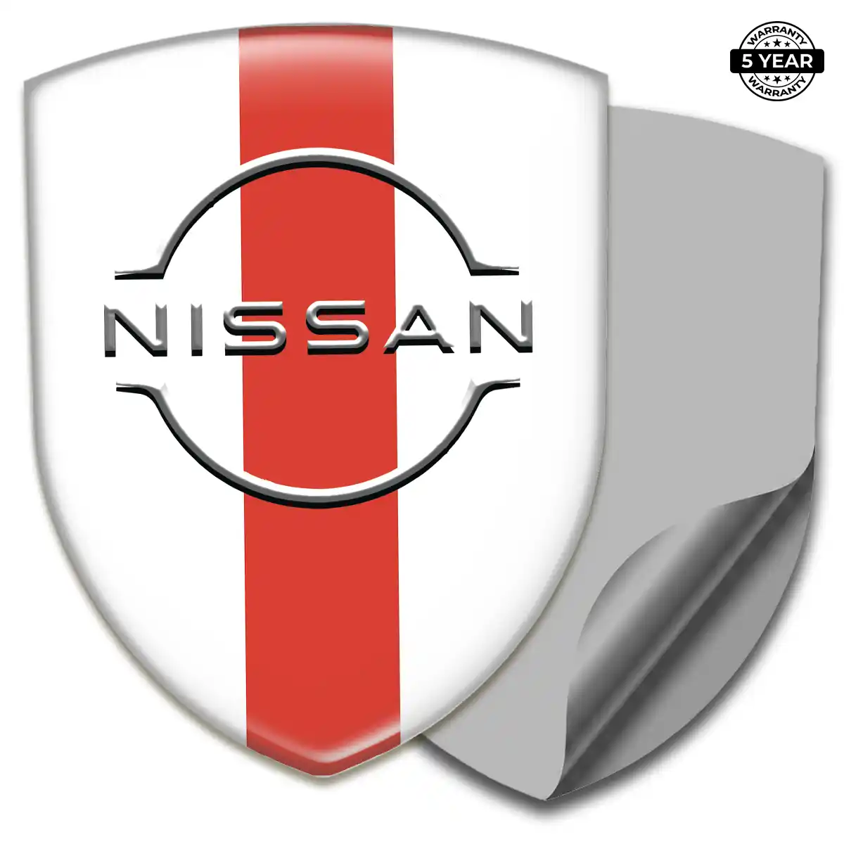 Nissan 3D Emblem Sticker Sleek Style