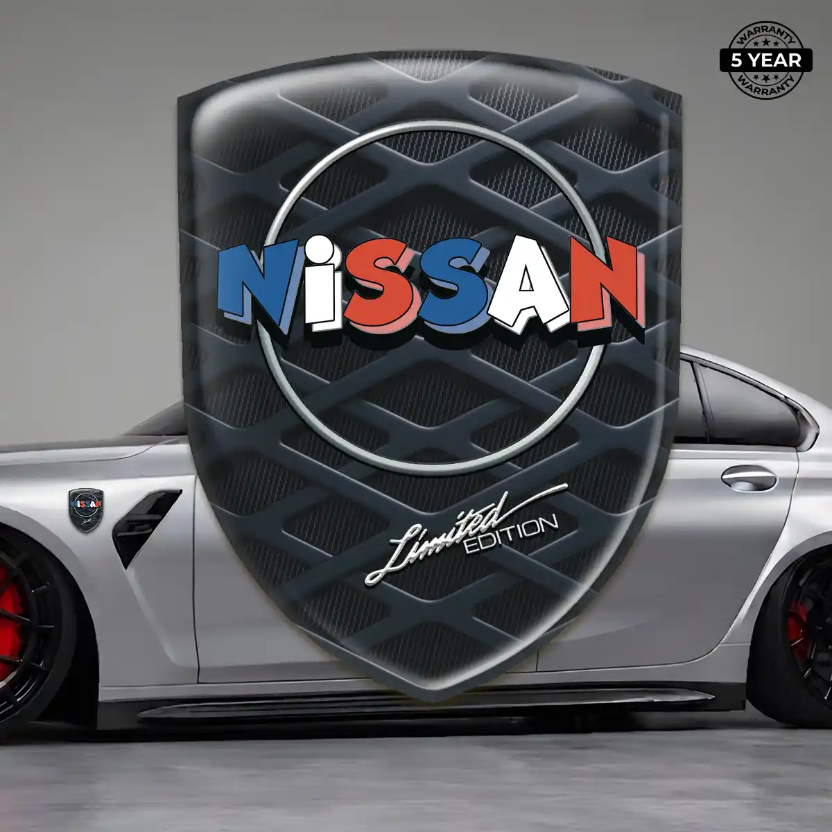 Nissan 3D Emblem Sticker Superior Craft
