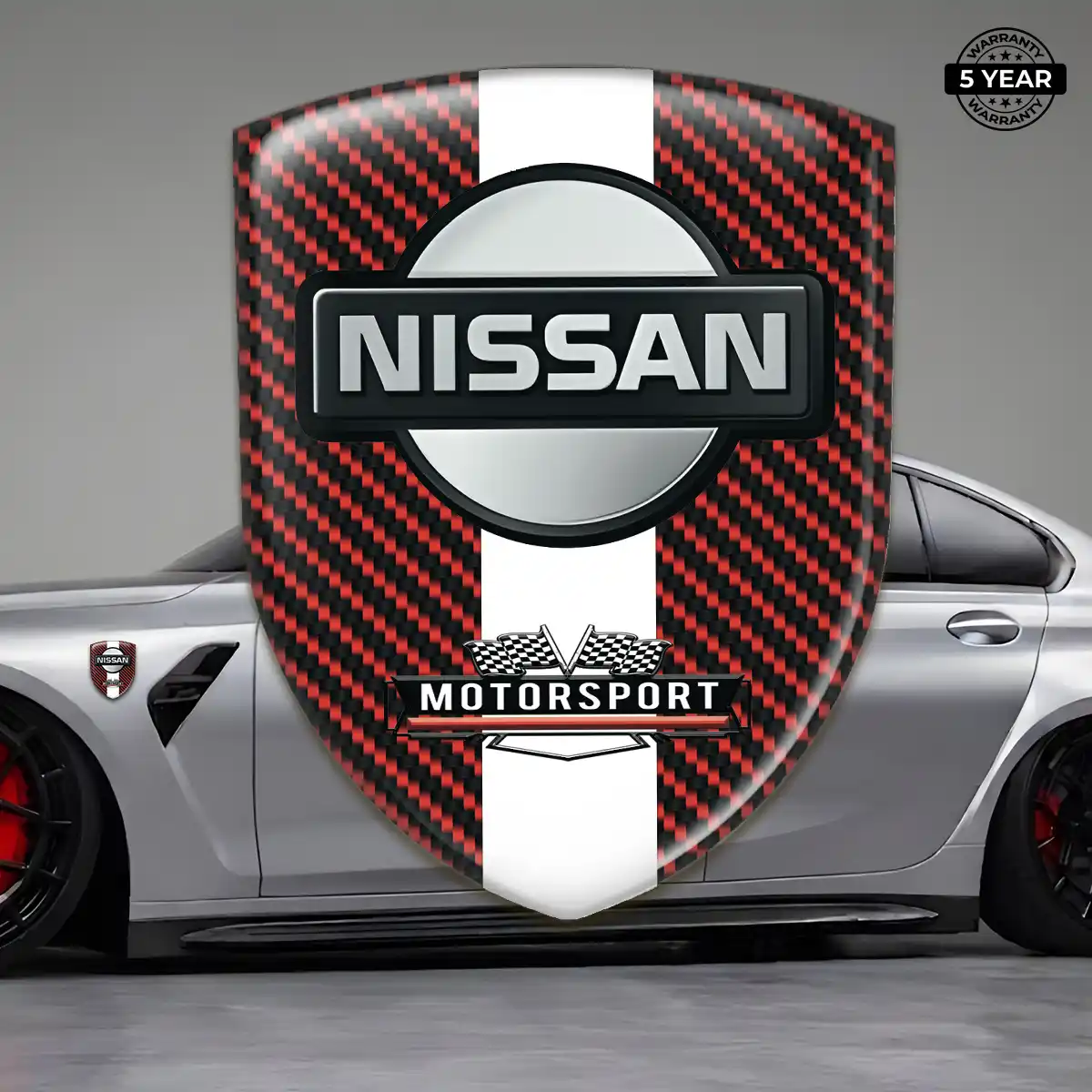 Nissan 3D Gel Sticker Exterior Luxe