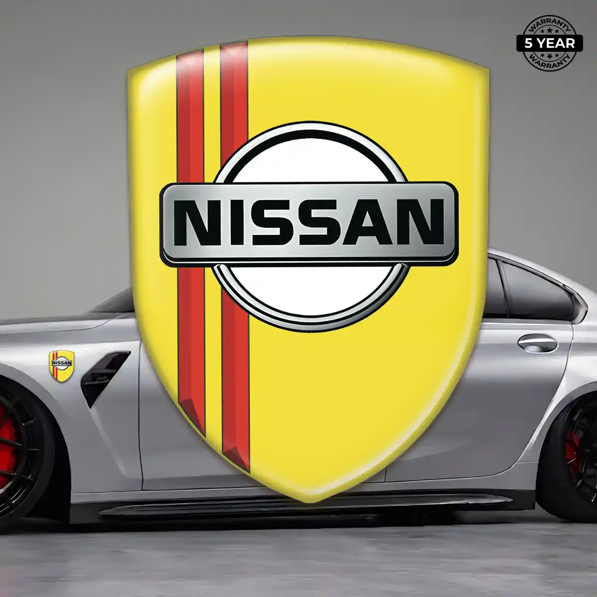 Nissan 3D Gel Sticker Refined Design