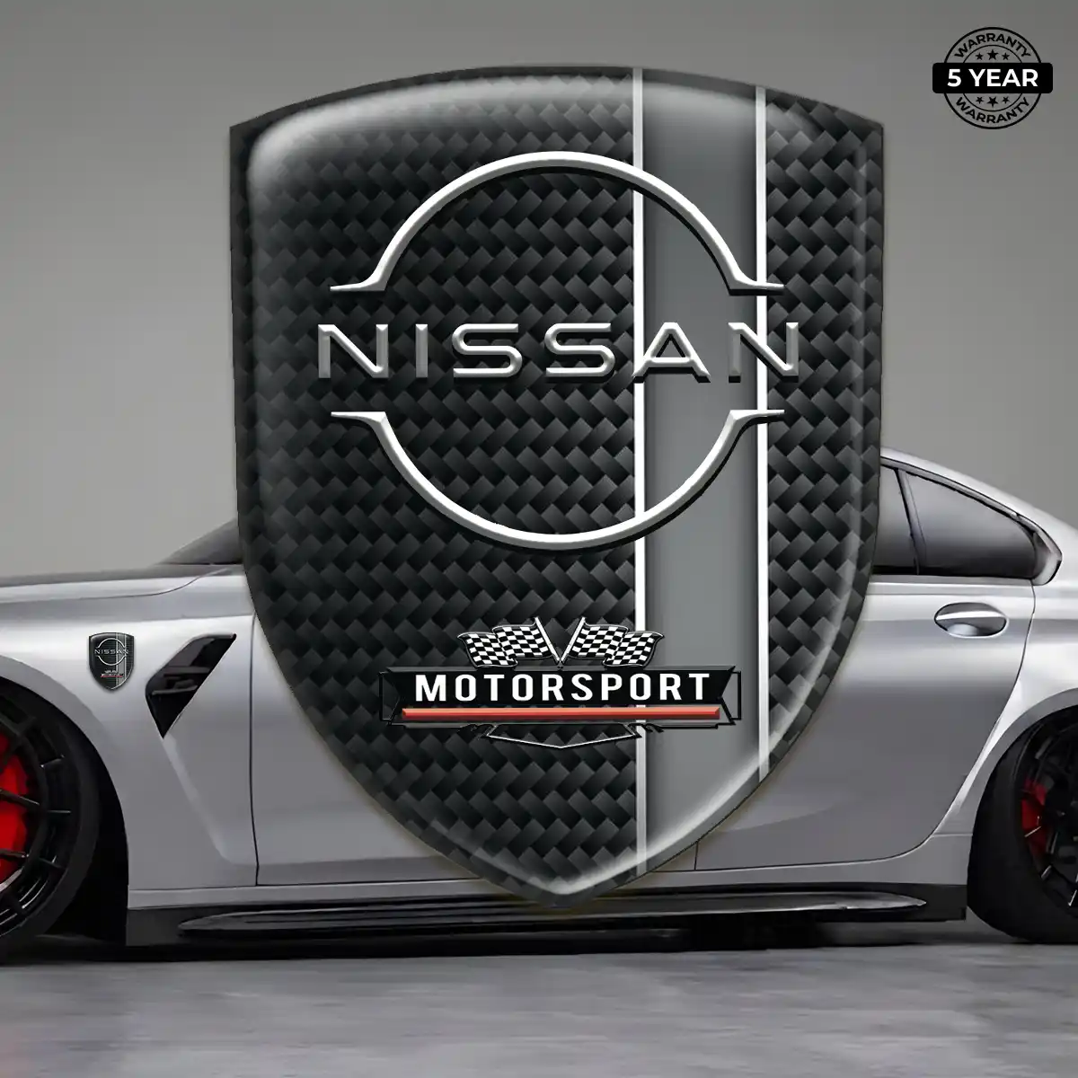 Nissan 3D Logo Sticker Cabin Style