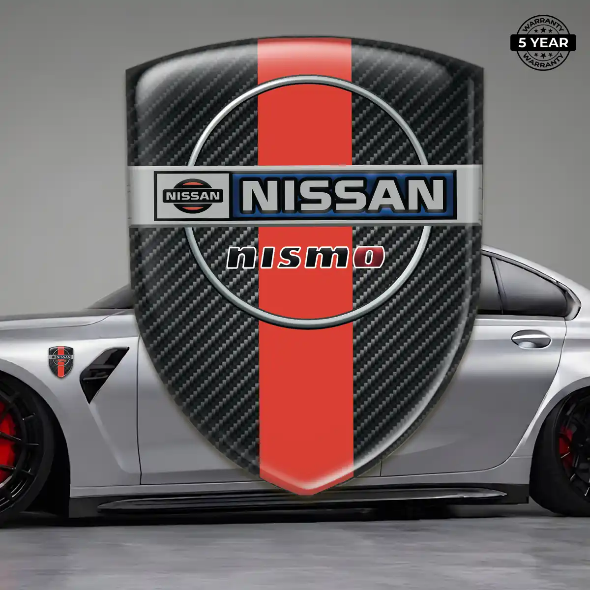 Nissan 3D Logo Sticker Interior Luxe