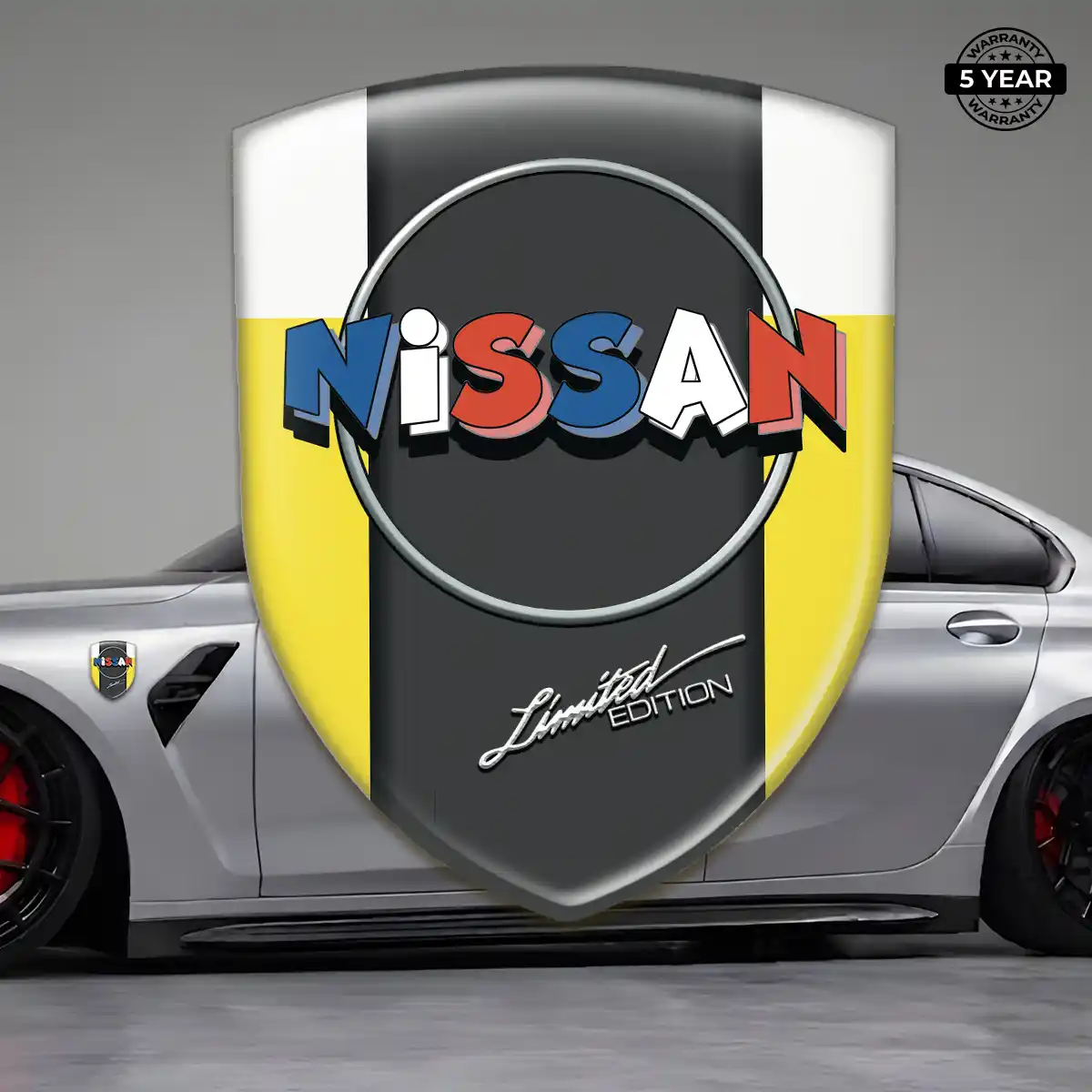 Nissan 3D Logo Sticker Outer Style