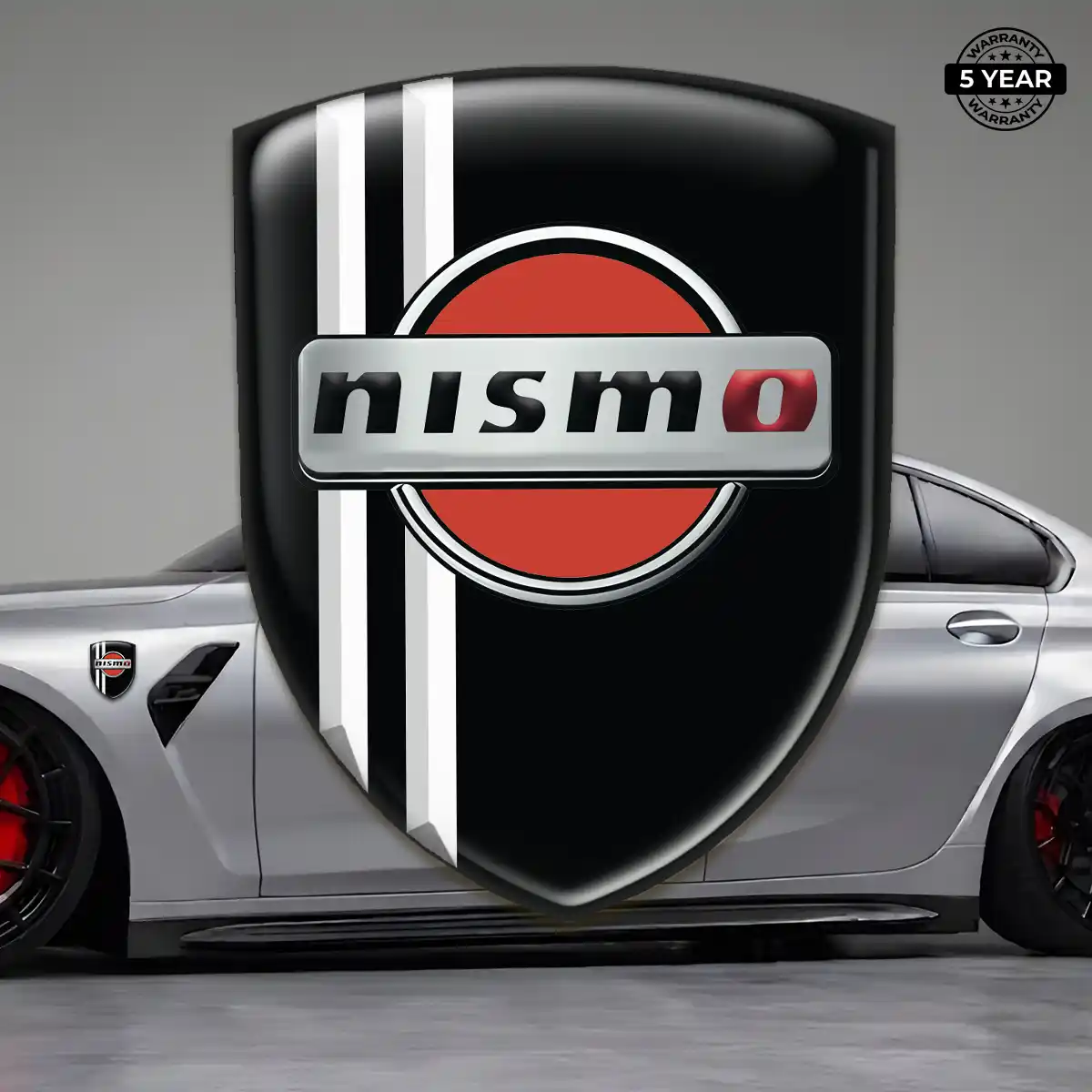 Nissan 3D Logo Sticker Premium Dome