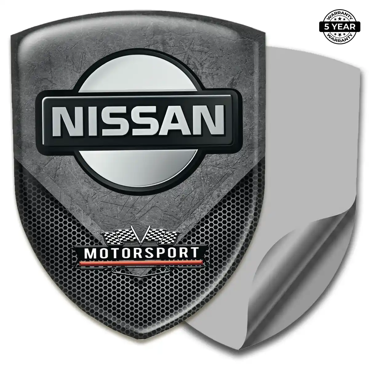 Nissan 3D Logo Sticker Refined Design