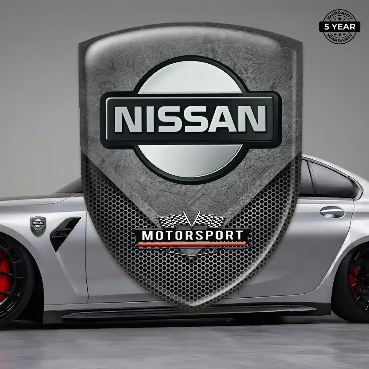 Nissan 3D Logo Sticker Refined Design