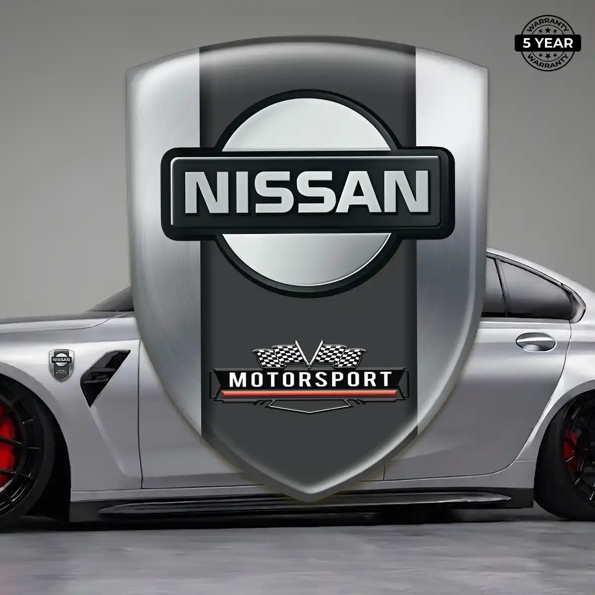Nissan 3D Logo Sticker Resin Luxe