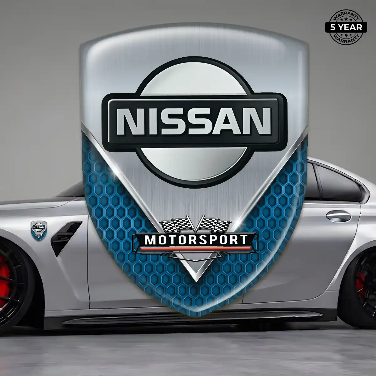 Nissan 3D Resin Sticker Interior Elegance