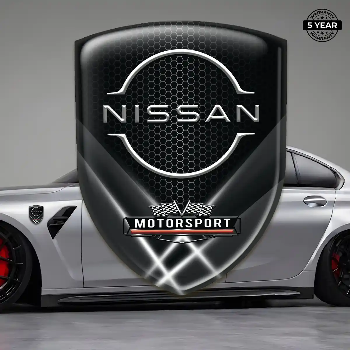Nissan 3D Resin Sticker Premium Dome