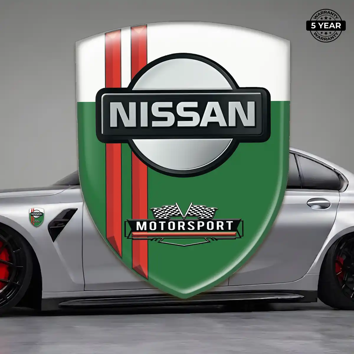 Nissan 3D Resin Sticker Refined Design