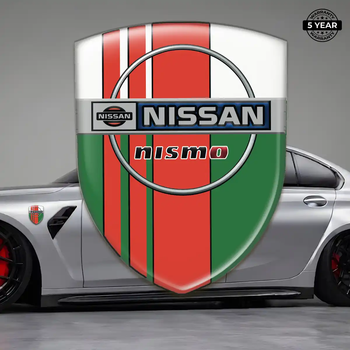 Nissan 3D Resin Sticker Sleek Style