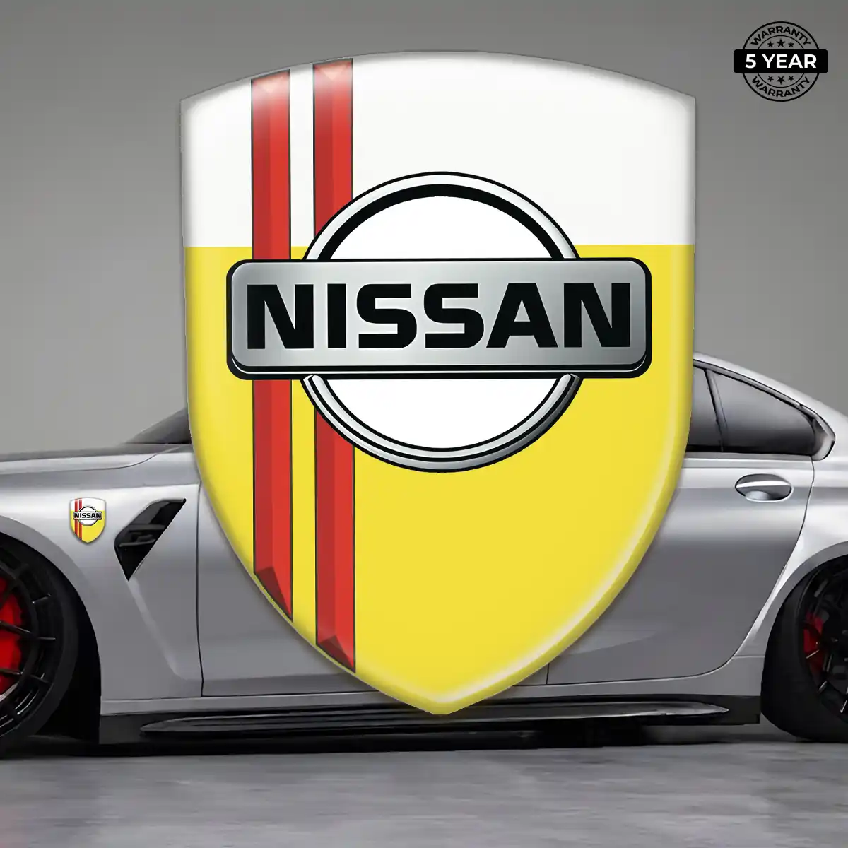 Nissan Automotive Emblem Sticker Deluxe Edition