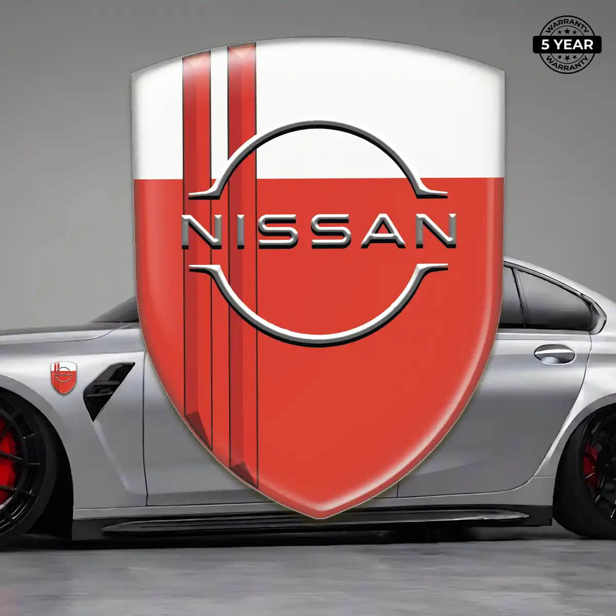 Nissan Automotive Emblem Sticker Interior Luxe