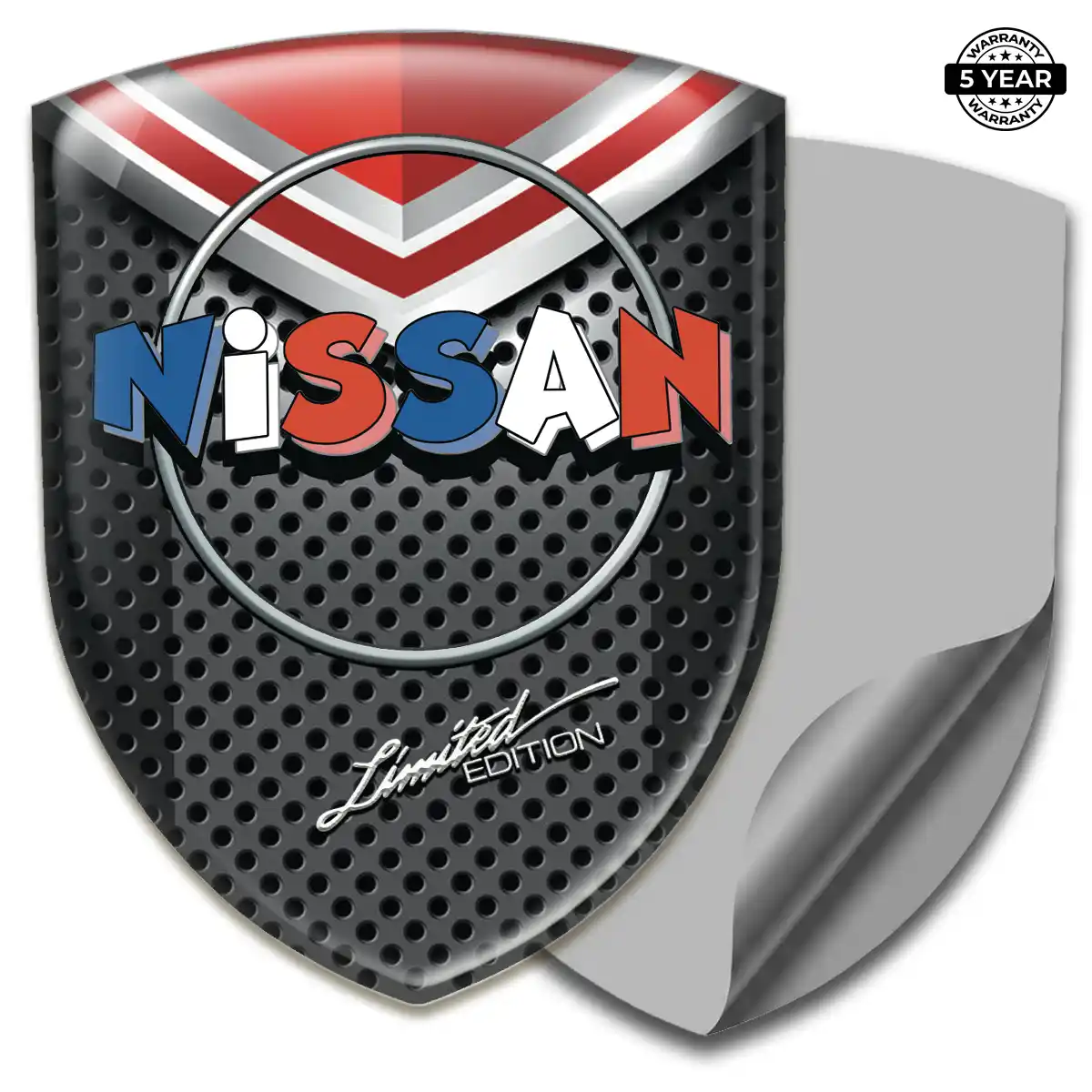 Nissan Automotive Emblem Sticker Premium Dome