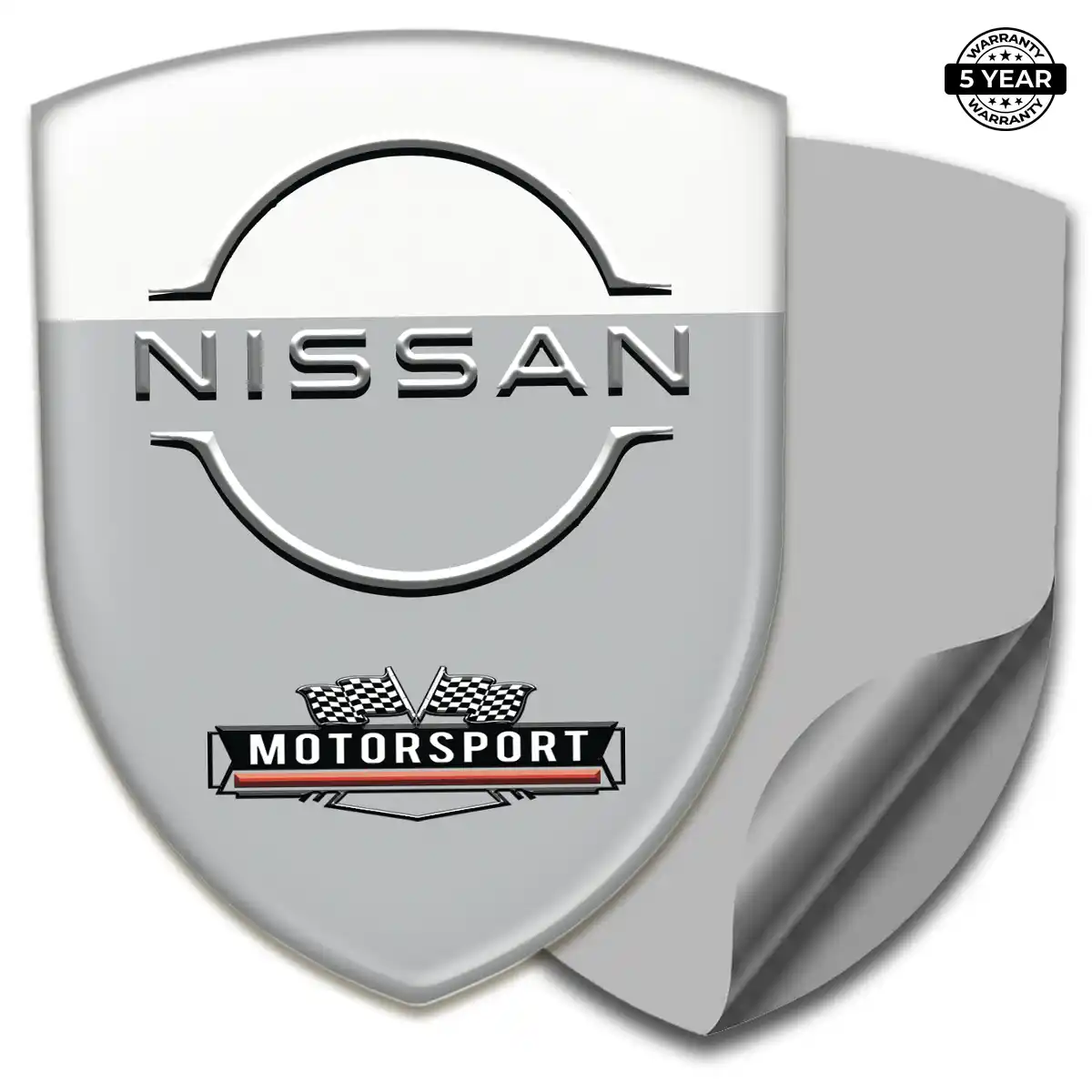 Nissan Automotive Emblem Sticker Refined Design