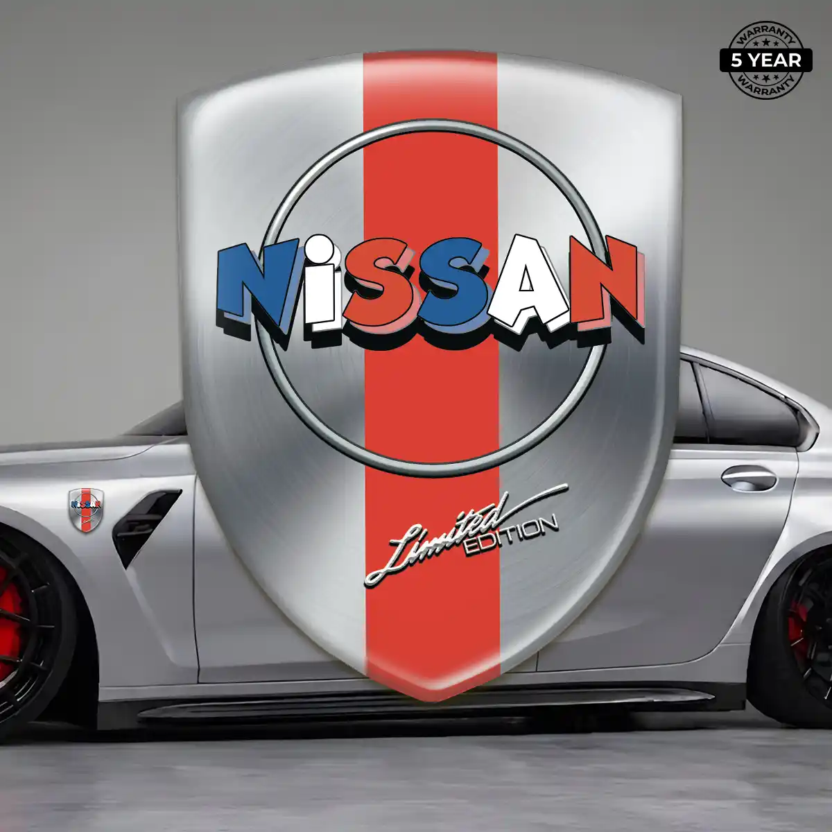 Nissan Automotive Emblem Sticker Resin Elite