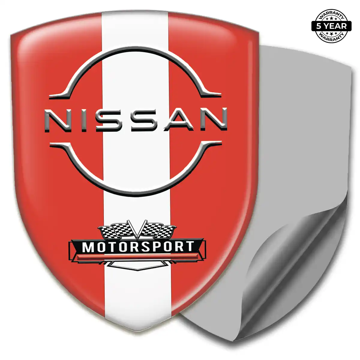 Nissan Automotive Emblem Sticker Resin Luxe