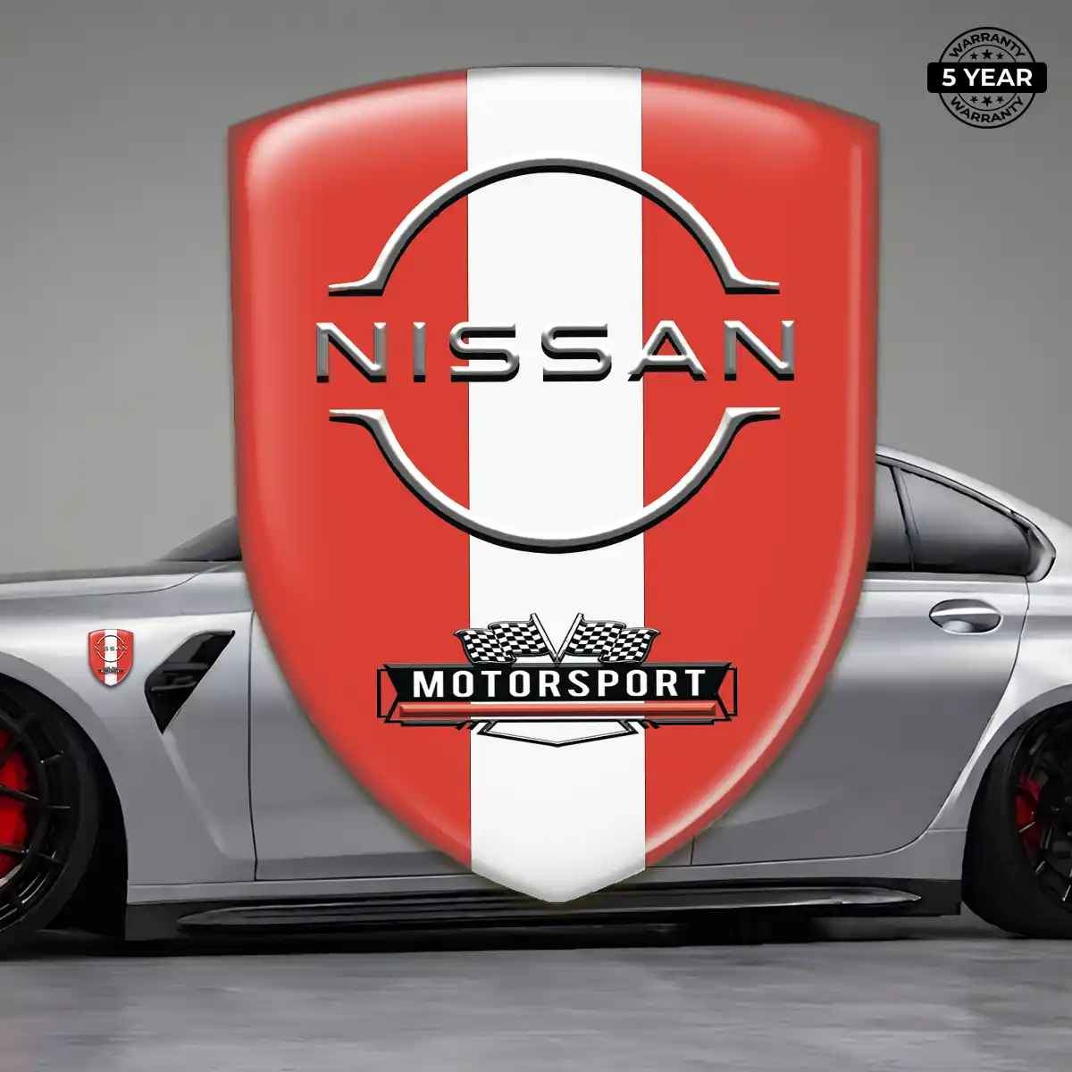 Nissan Automotive Emblem Sticker Resin Luxe