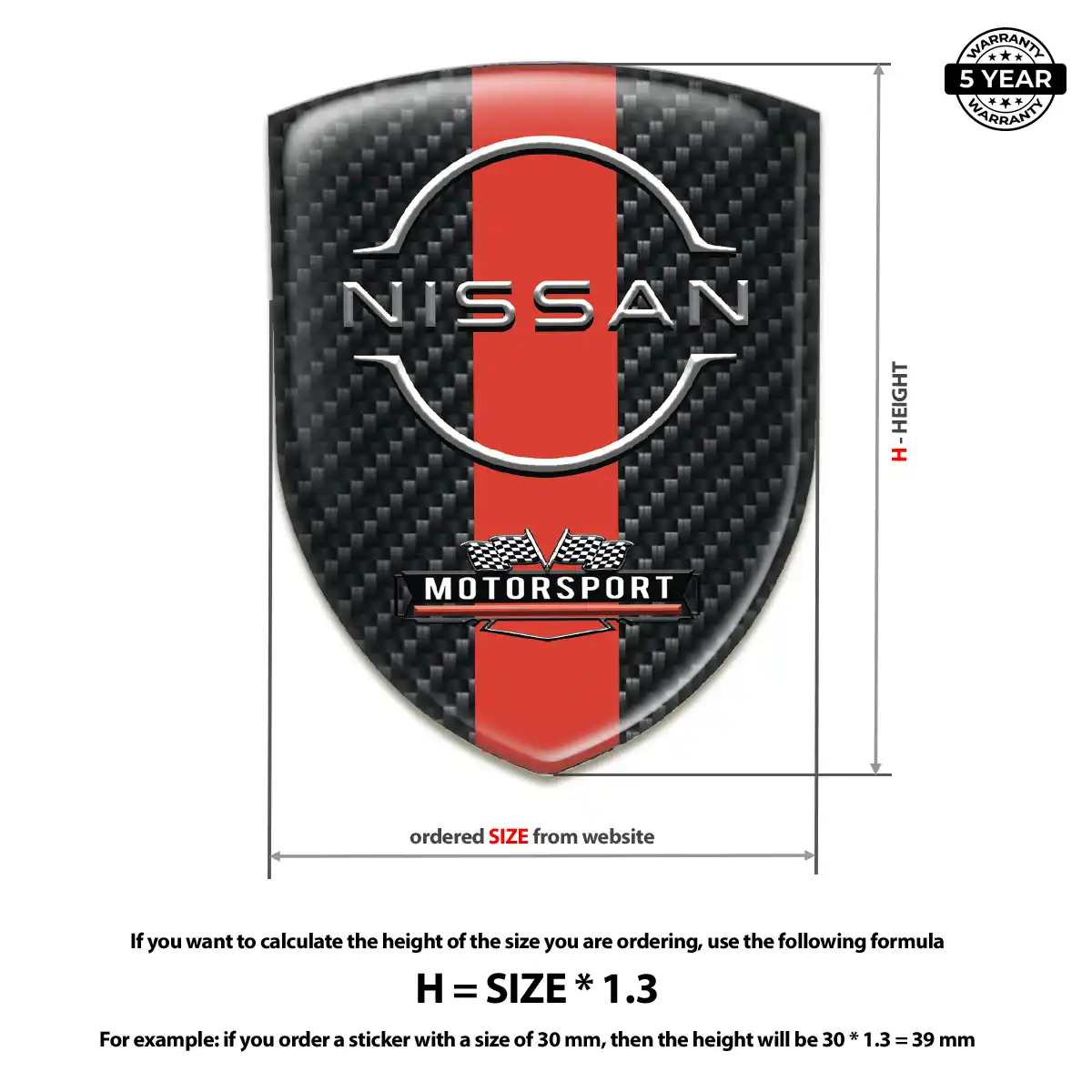 Nissan Automotive Emblem Sticker Street Tuning