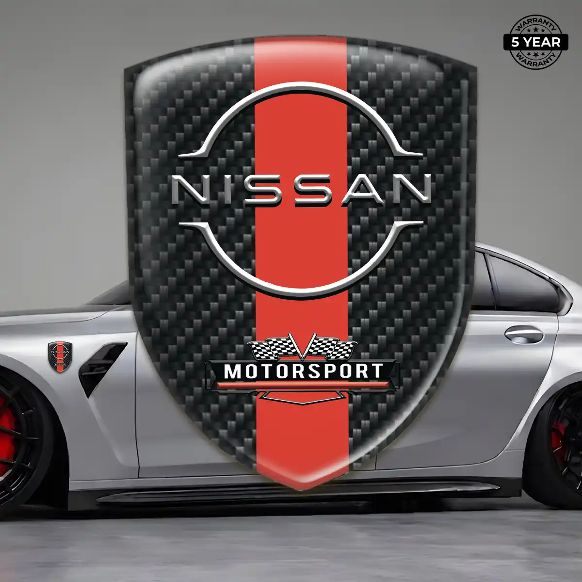 Nissan Automotive Emblem Sticker Street Tuning