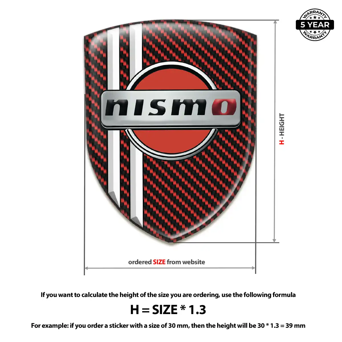 Nissan Automotive Emblem Sticker Superior Craft