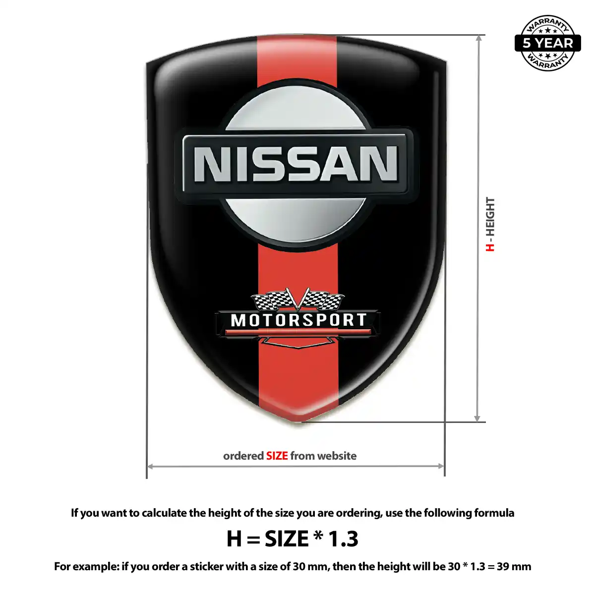 Nissan Automotive Logo Sticker Elite Edition