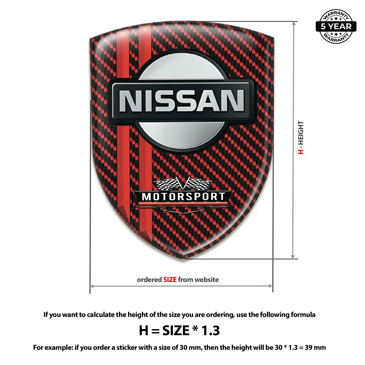 Nissan Automotive Logo Sticker Exclusive Series