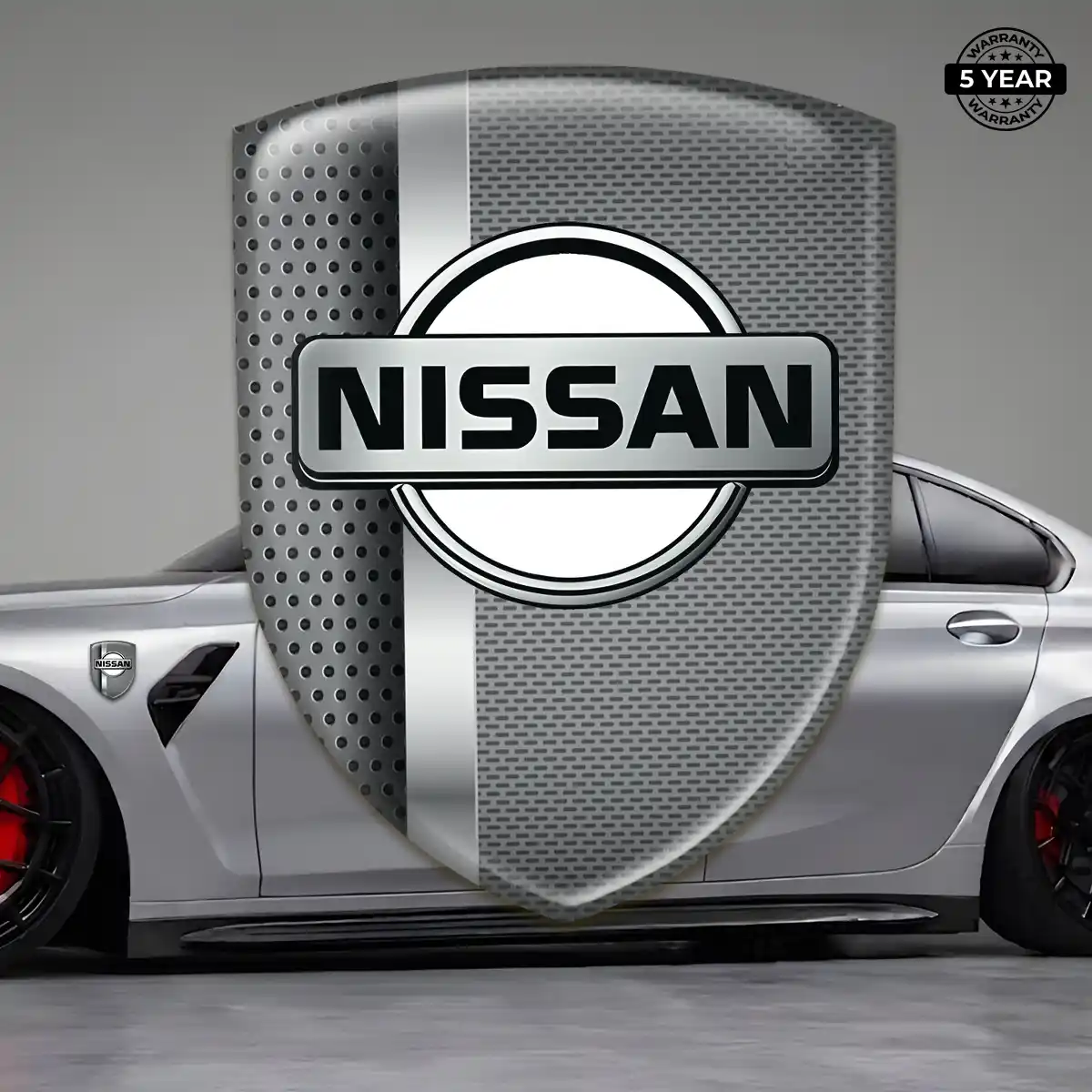 Nissan Automotive Logo Sticker Exterior Luxe