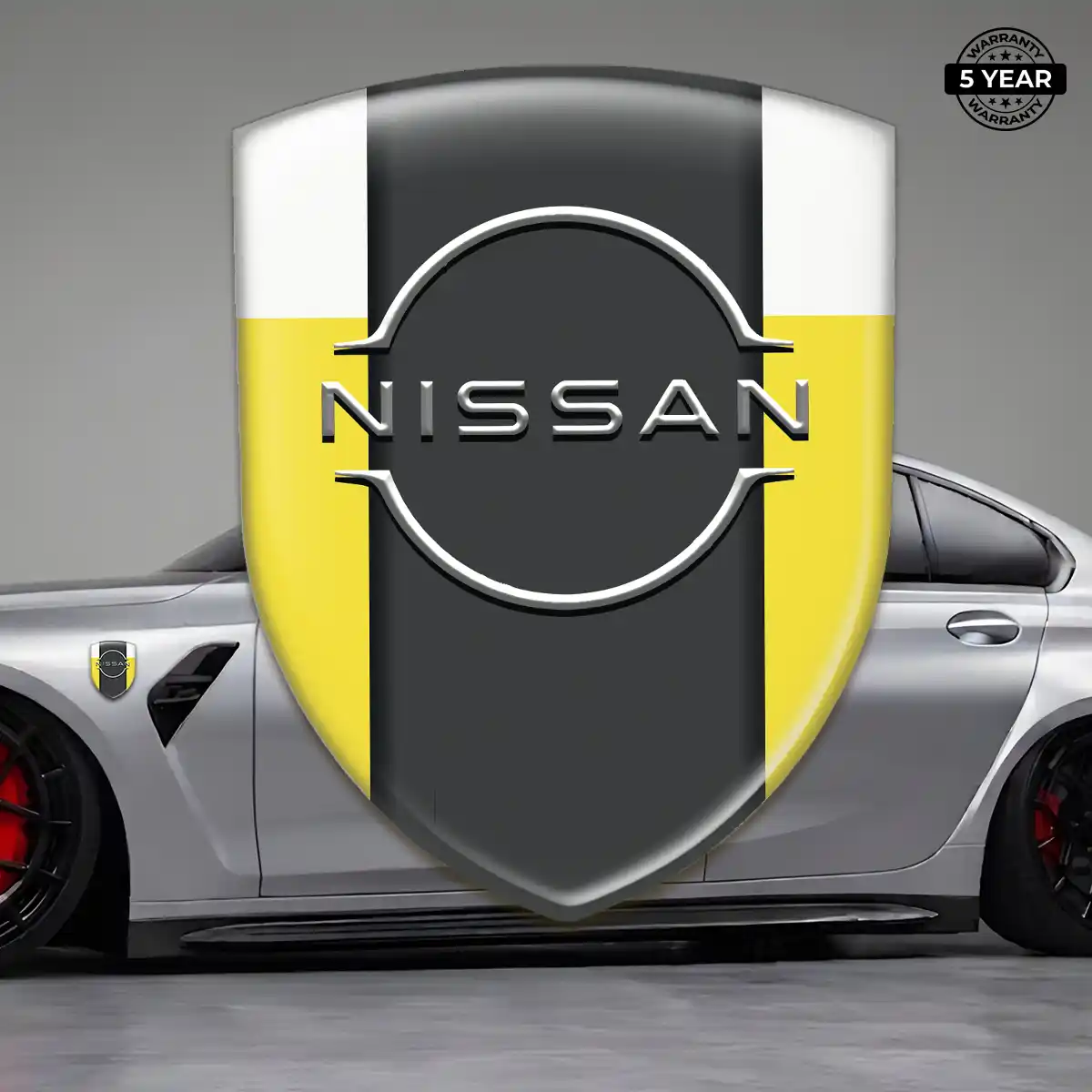 Nissan Automotive Logo Sticker Interior Elegance