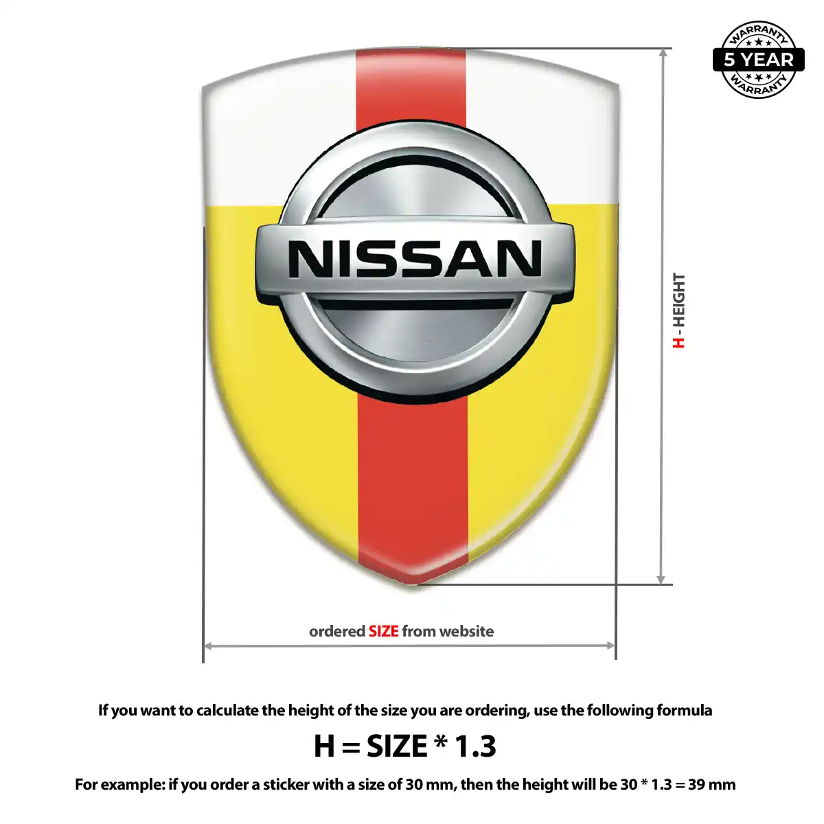 Nissan Automotive Logo Sticker Noble Edition