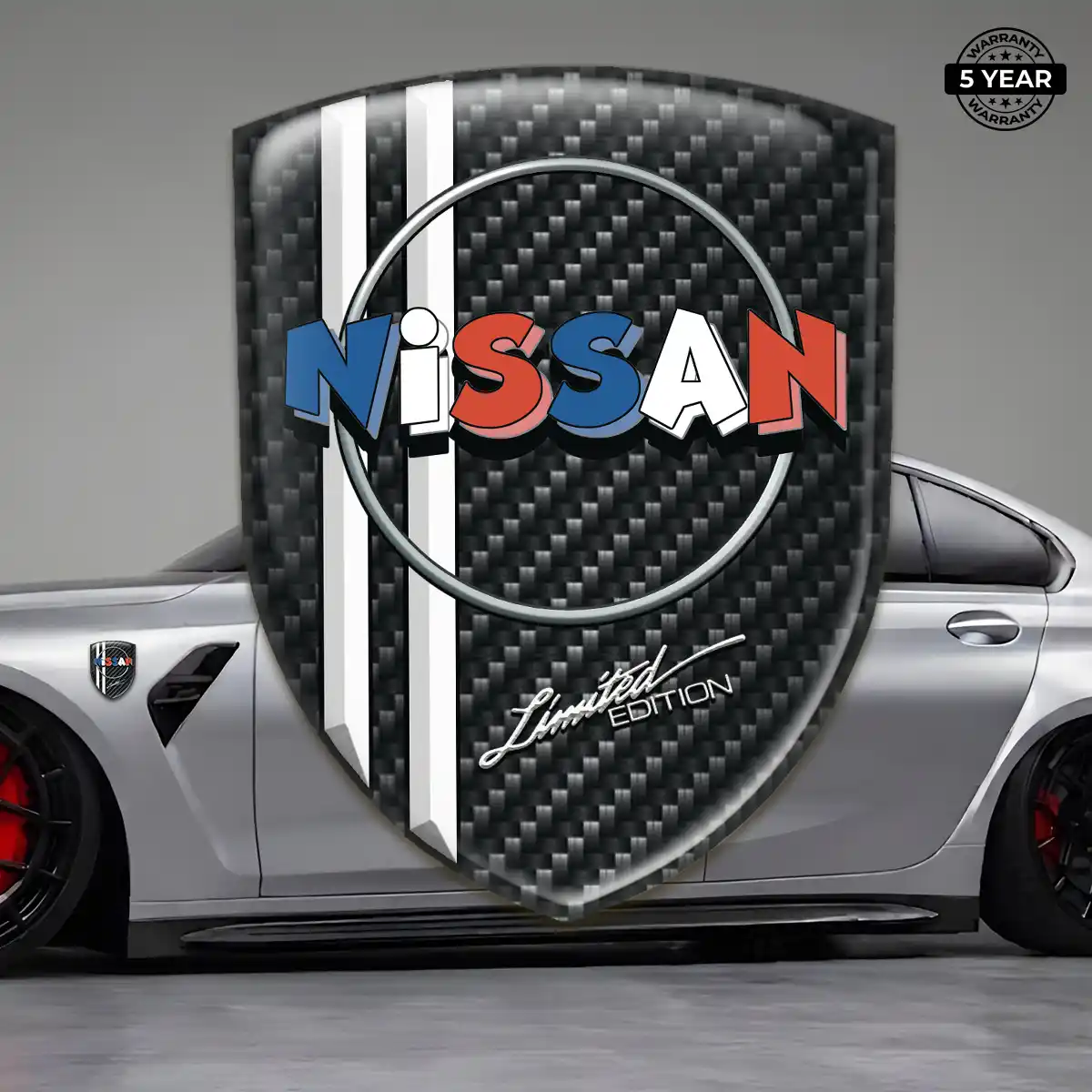 Nissan Automotive Logo Sticker Prestige Line