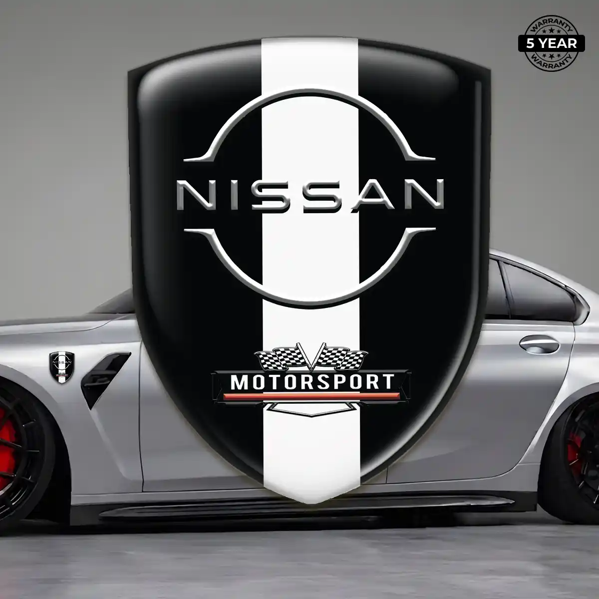 Nissan Automotive Logo Sticker Signature Grade