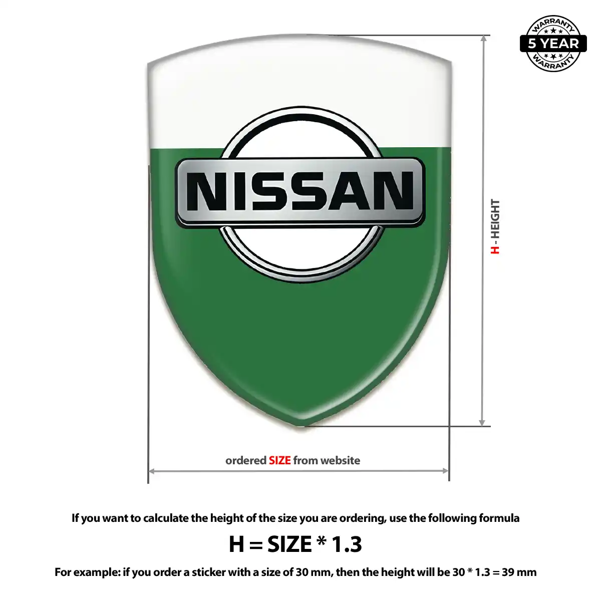 Nissan Automotive Logo Sticker Sleek Style