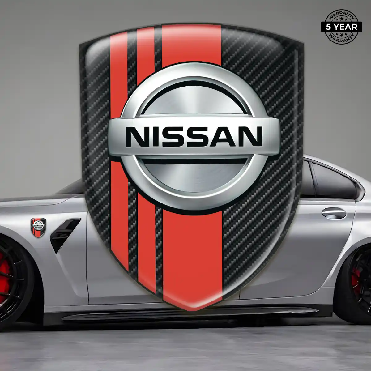 Nissan Automotive Resin Decal Exterior Luxe